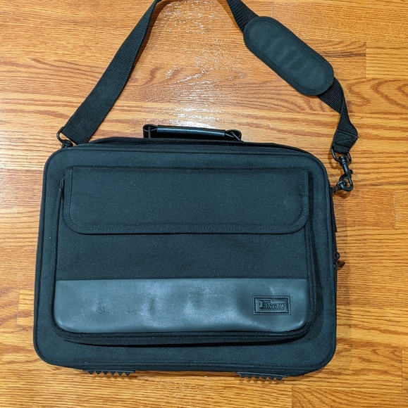 Targus brand black padded laptop briefcase - Picture 1 of 5